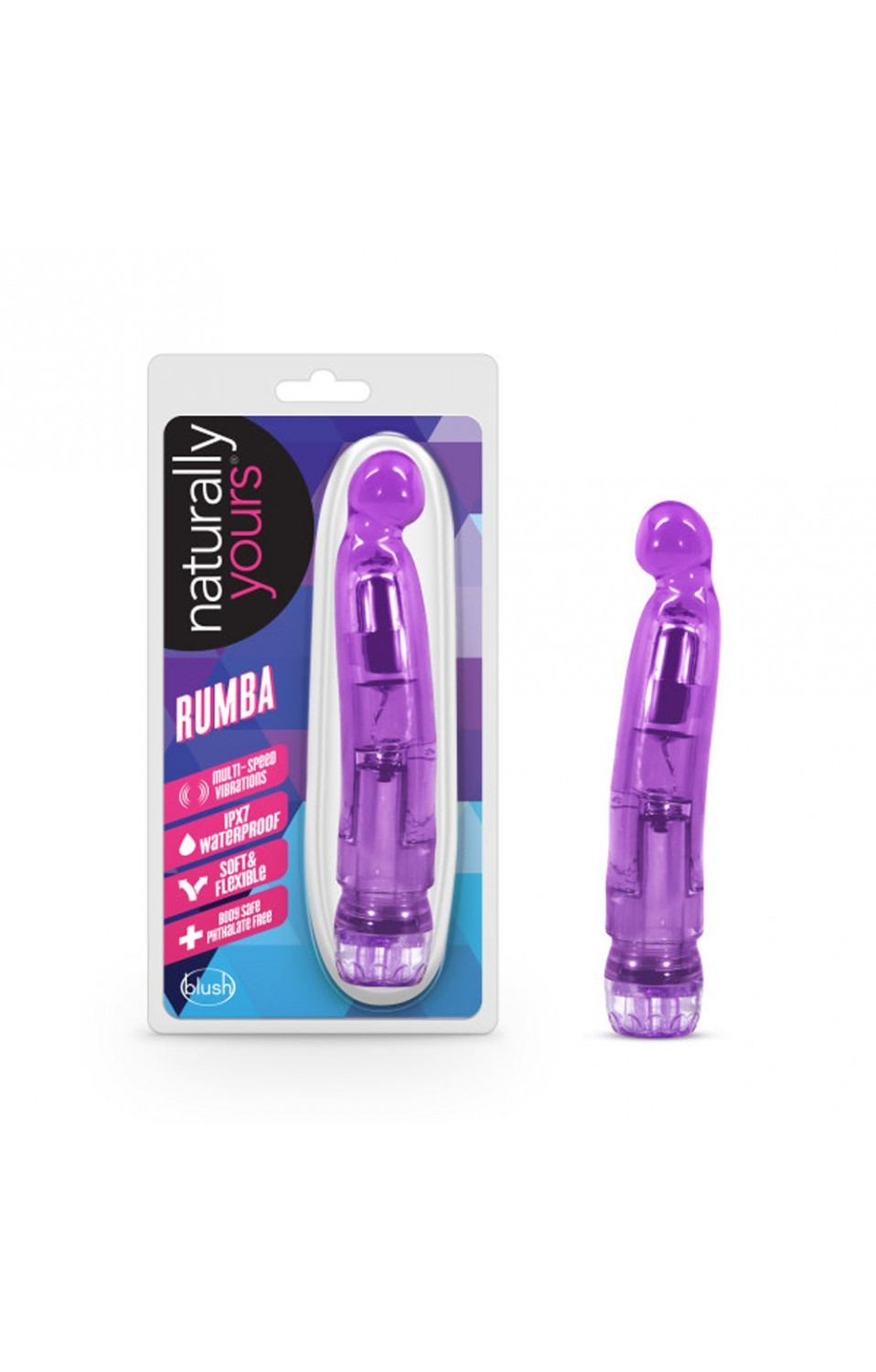 VIBRADOR NATURALLY YOURS RUMBA PURPLE