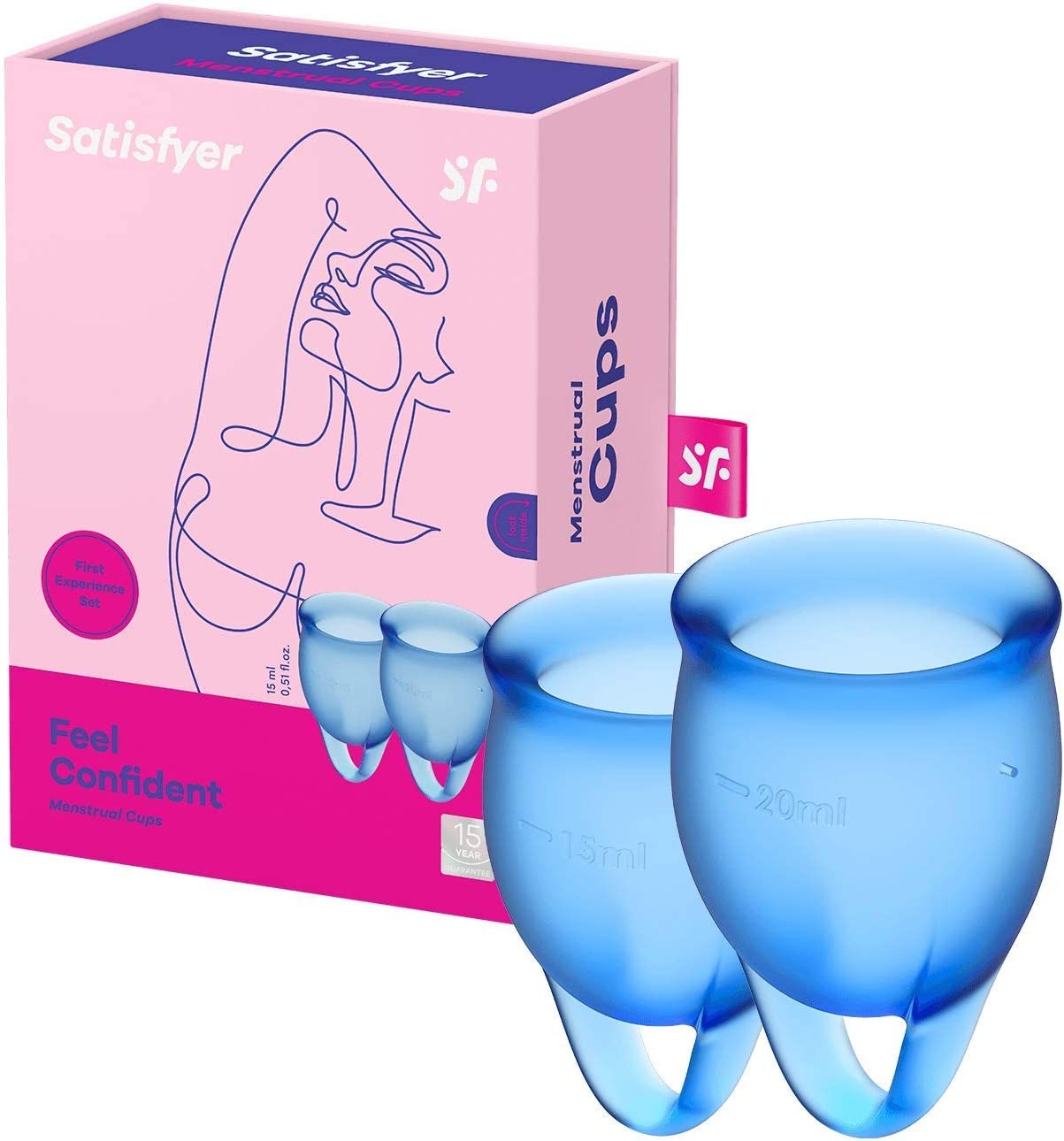 COPA MENSTRUAL SATISFYER MENSTRUAL CUP DARK BLUE