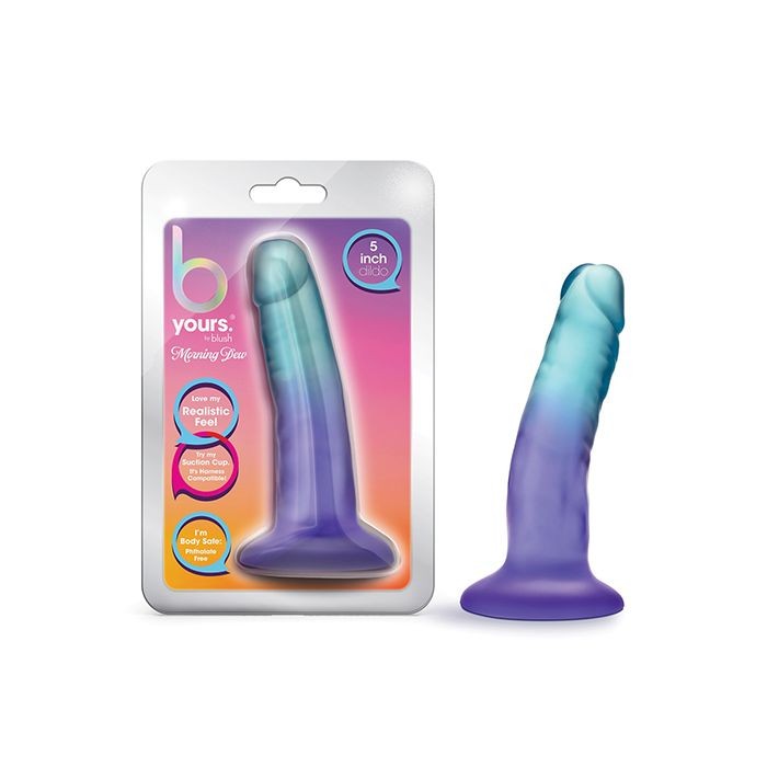DILDO B YOURS 5 INCHES MORNING DEW DILDO SAPHIRE