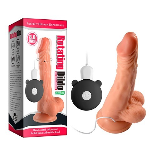 VIBRADOR ROTATING DILDO 8.6