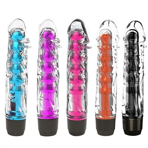 VIBRADOR CON FUNDA DE GEL