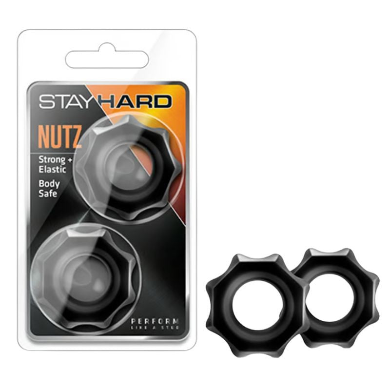 ANILLO STAY HARD NUTZ BLACK