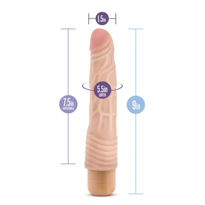VIBRADOR DR SKIN COCK VIBE 2 BEIGE
