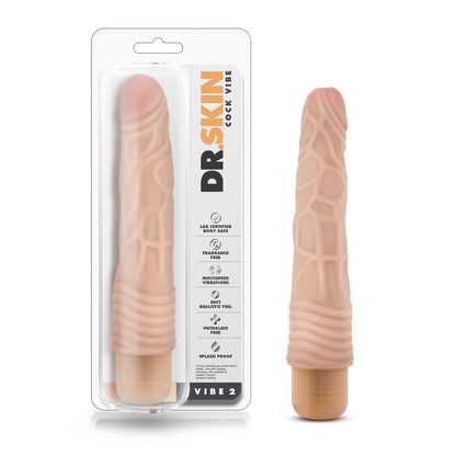 VIBRADOR DR SKIN COCK VIBE 2 BEIGE