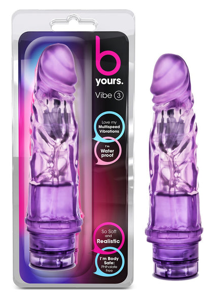 VIBRADOR B YOURS VIBE NO 3 PURPLE