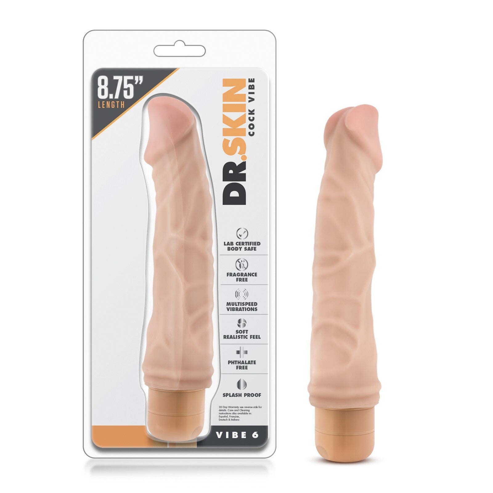 VIBRADOR DR SKIN COCK VIBE 6