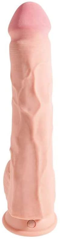 DILDO KING COCK PLUS 12 INCH TRIPLE DENSITY COCK W BALLS