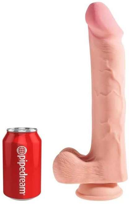 DILDO KING COCK PLUS 12 INCH TRIPLE DENSITY COCK W BALLS
