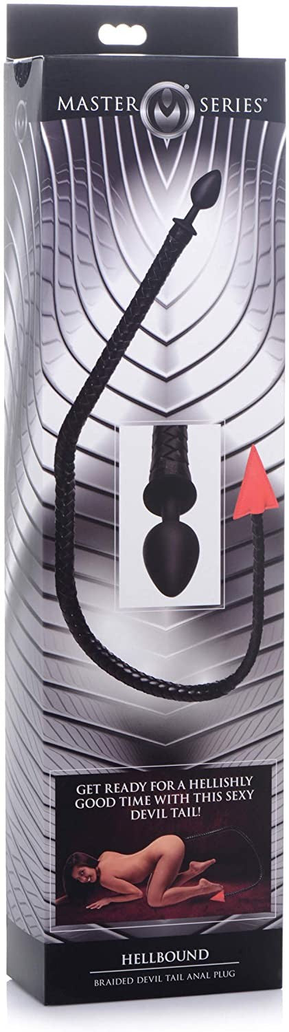PLUG MS HELLBOUND BRAIDED DEVIL TAIL ANAL PLUG