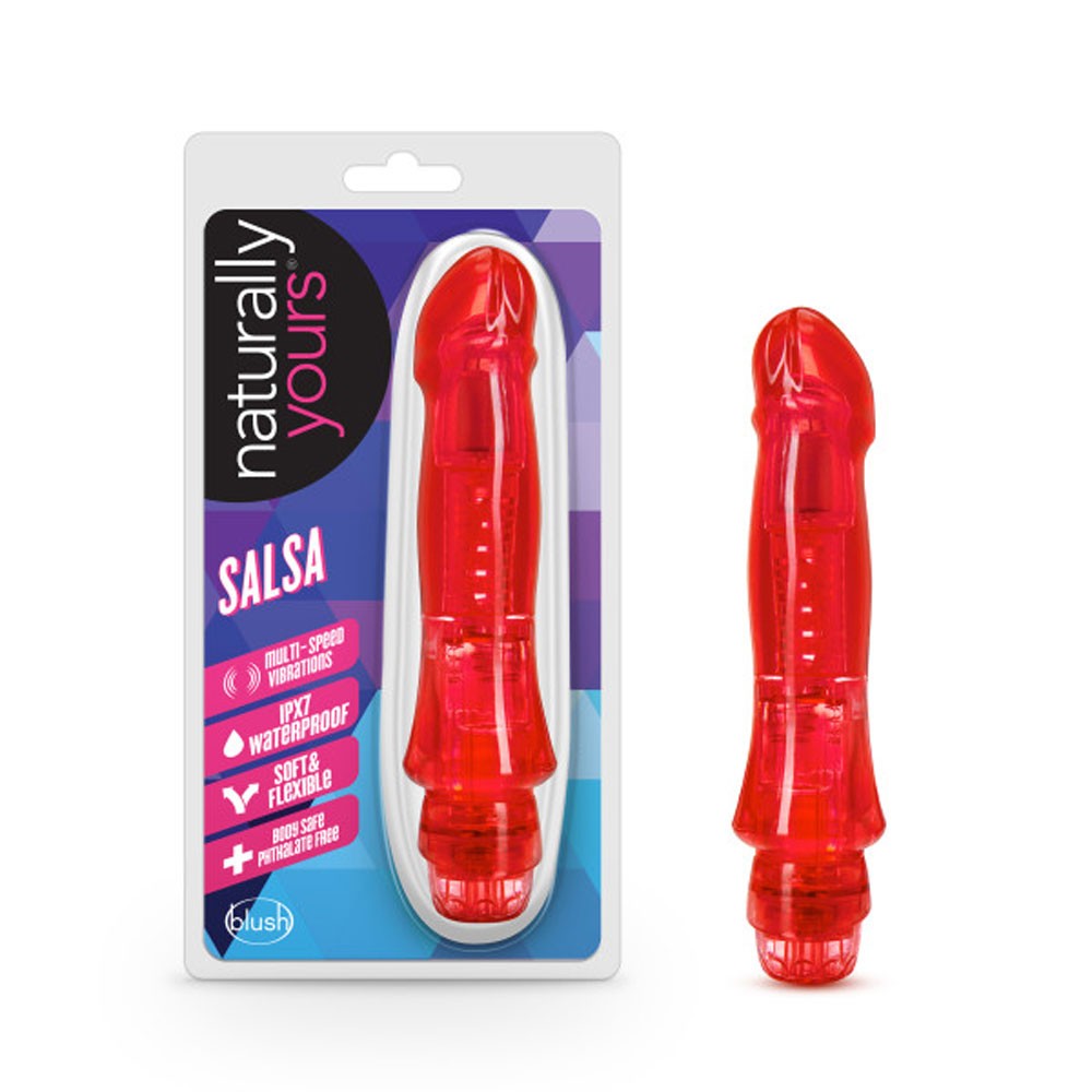 VIBRADOR NATURALLY YOURS SALSA RED