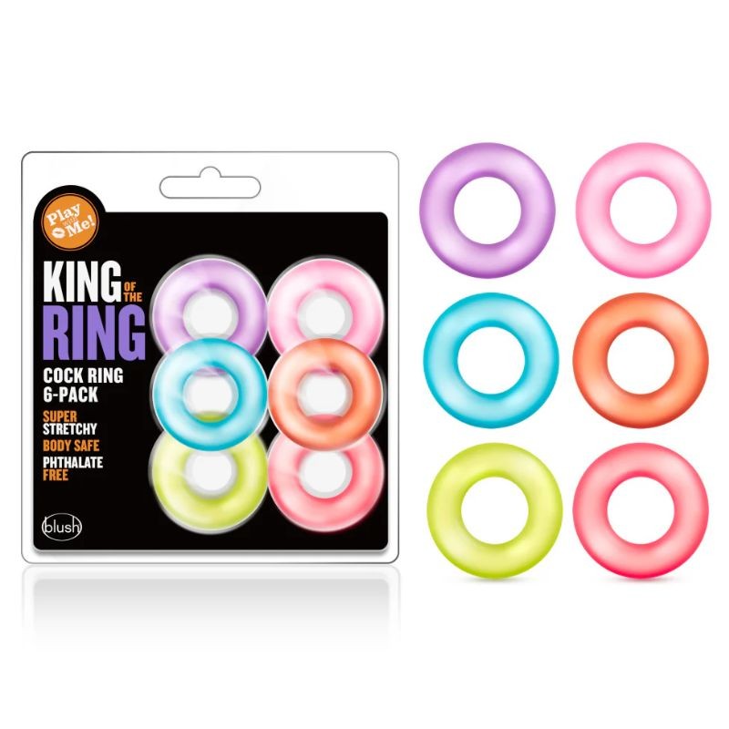 ANILLO PLAY WITH ME KING OF THE RING 6 PACK