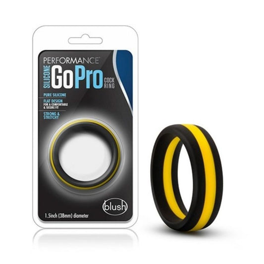ANILLO PERFORMANCE PRO COCK RING BLACK GOLD BLACK