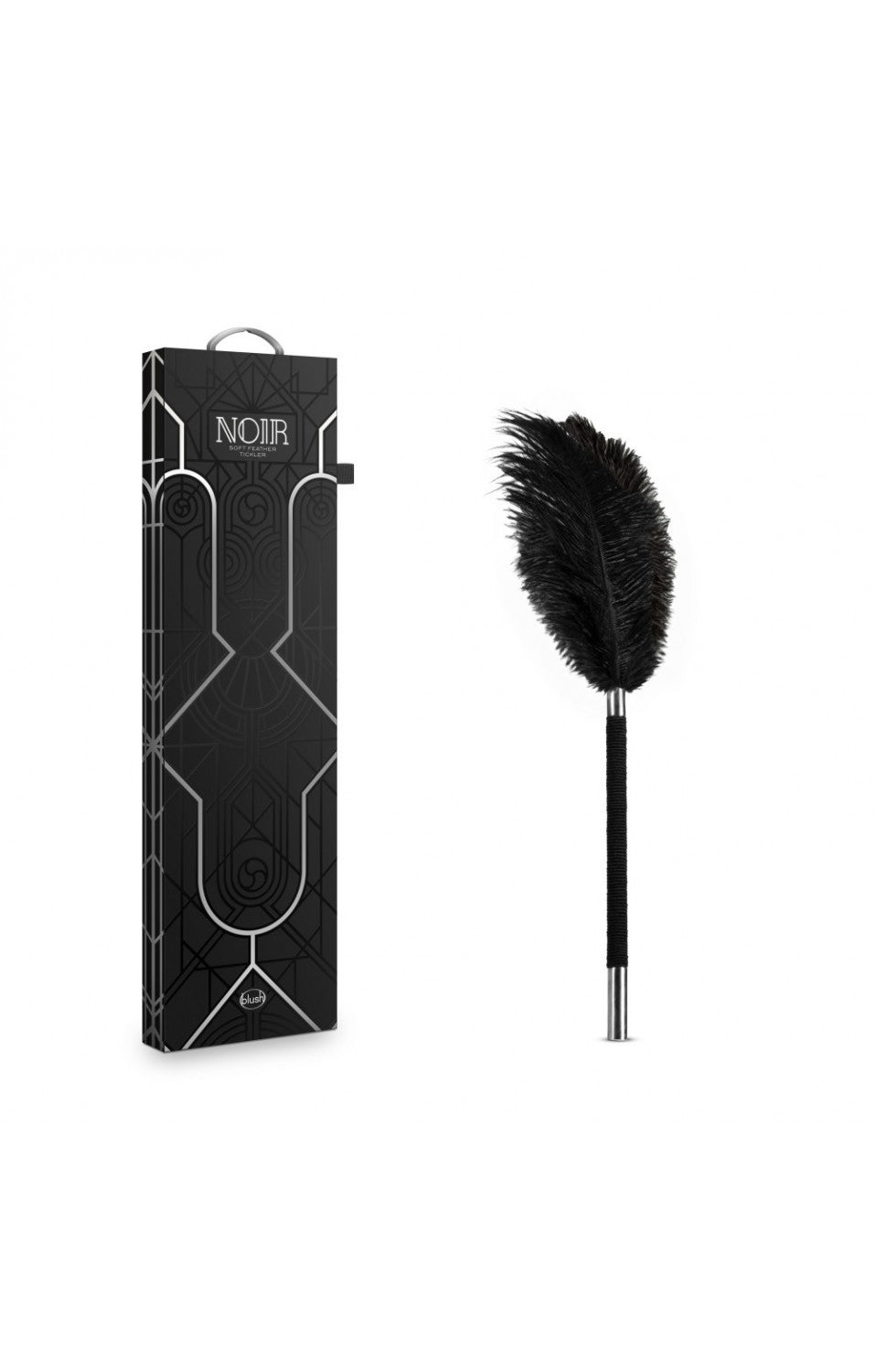 PLUMA NOIR SOFT FEATHER TICKLER BLACK