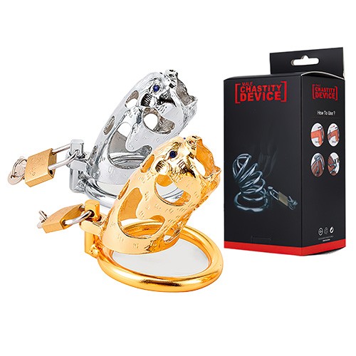 CAGE ANIMAL SHAPED MALE CHASTITY LOCK
