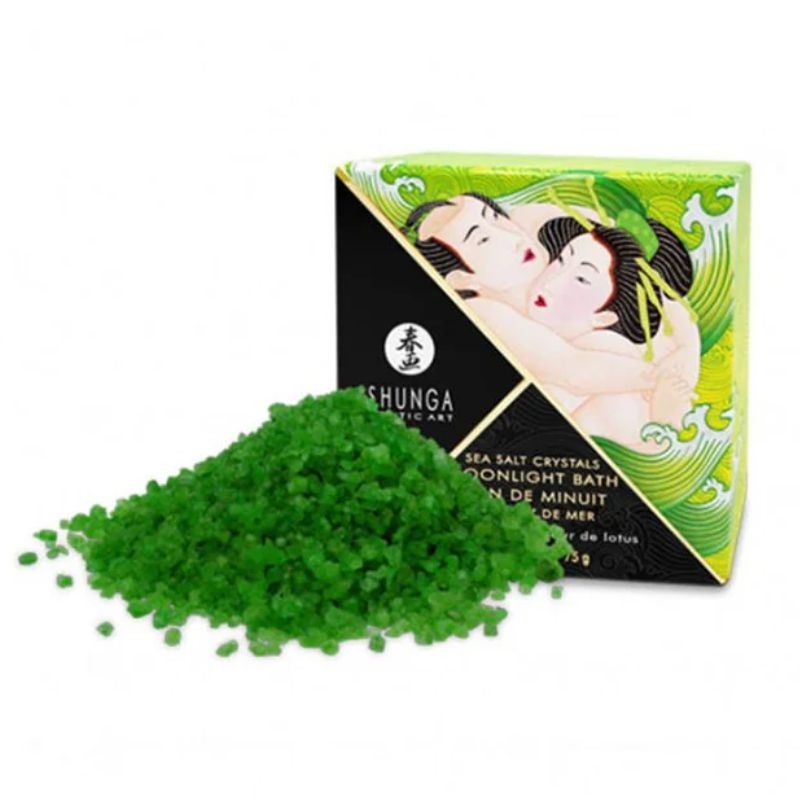 SHUNGA MOONLIGHT BATH SEA SALT CRYSTALS LOTUS FLOWER