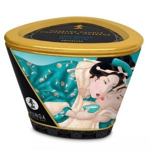 SHUNGA MASSAGE CANDLE EXOTIC ISLAND BLOSSOMS