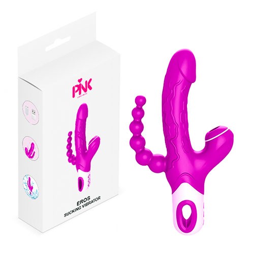 VIBRADOR MULTIORGÁSMICO PINK EROS