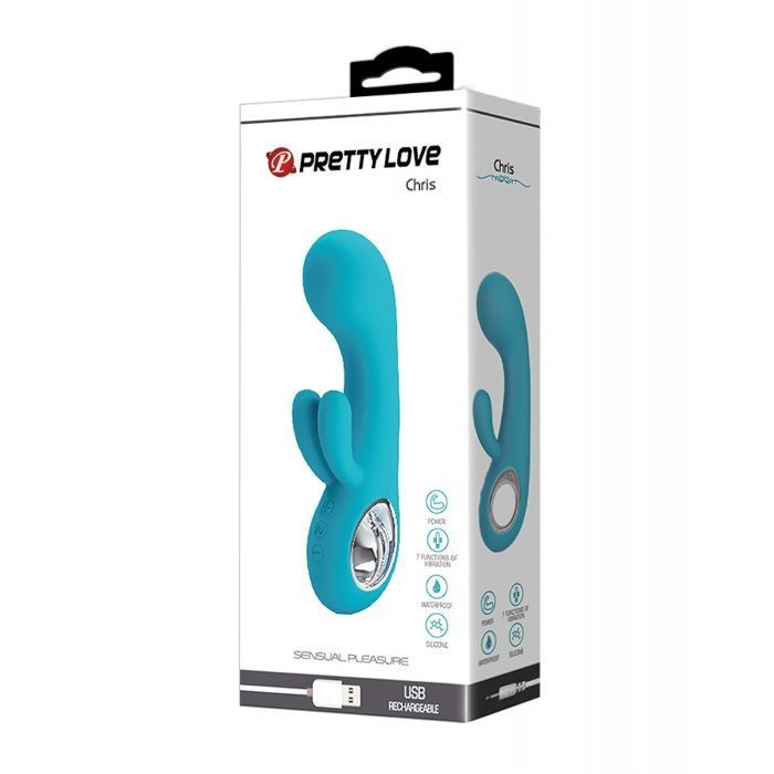 VIBRADOR PRETTY LOVE CHRIS BLUE