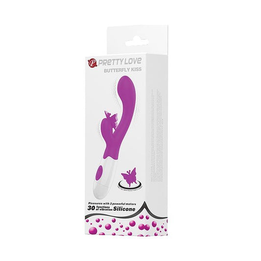 VIBRADOR PRETTY LOVE BUTTERFLY KISS RABBIT