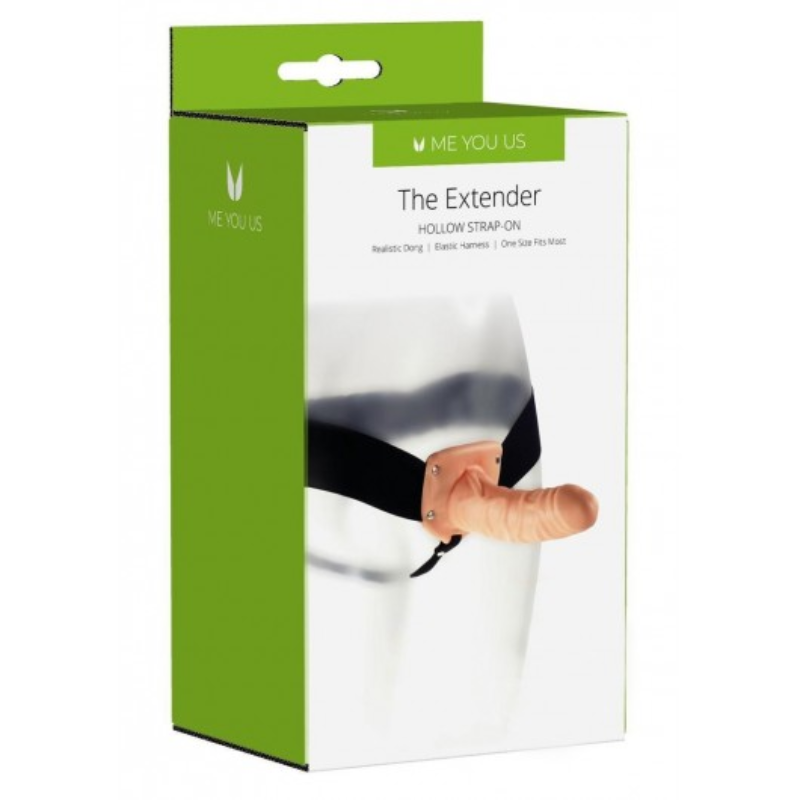ARNÉS ME YOU US THE EXTENDER HOLLOW STRAP ON VAINILLA