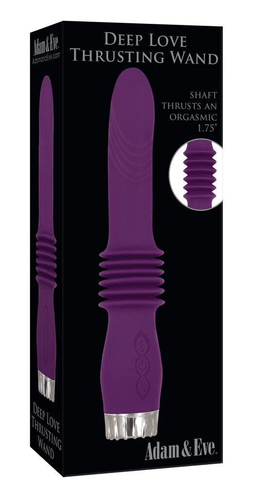 VIBRADOR ADAM & EVE DEEP LOVE THRUSTING WAND