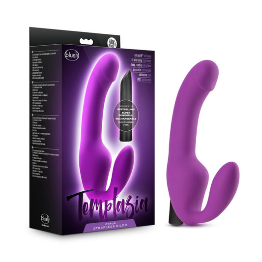 VIBRADOR TEMPTASIA CYRUS STRAPLESS SILICONE PURPLE