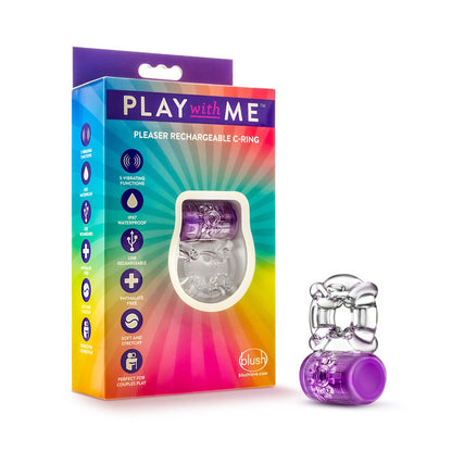 ANILLO PLAY WITH ME PLEASER RECHARGEABLE C RING PURPLE