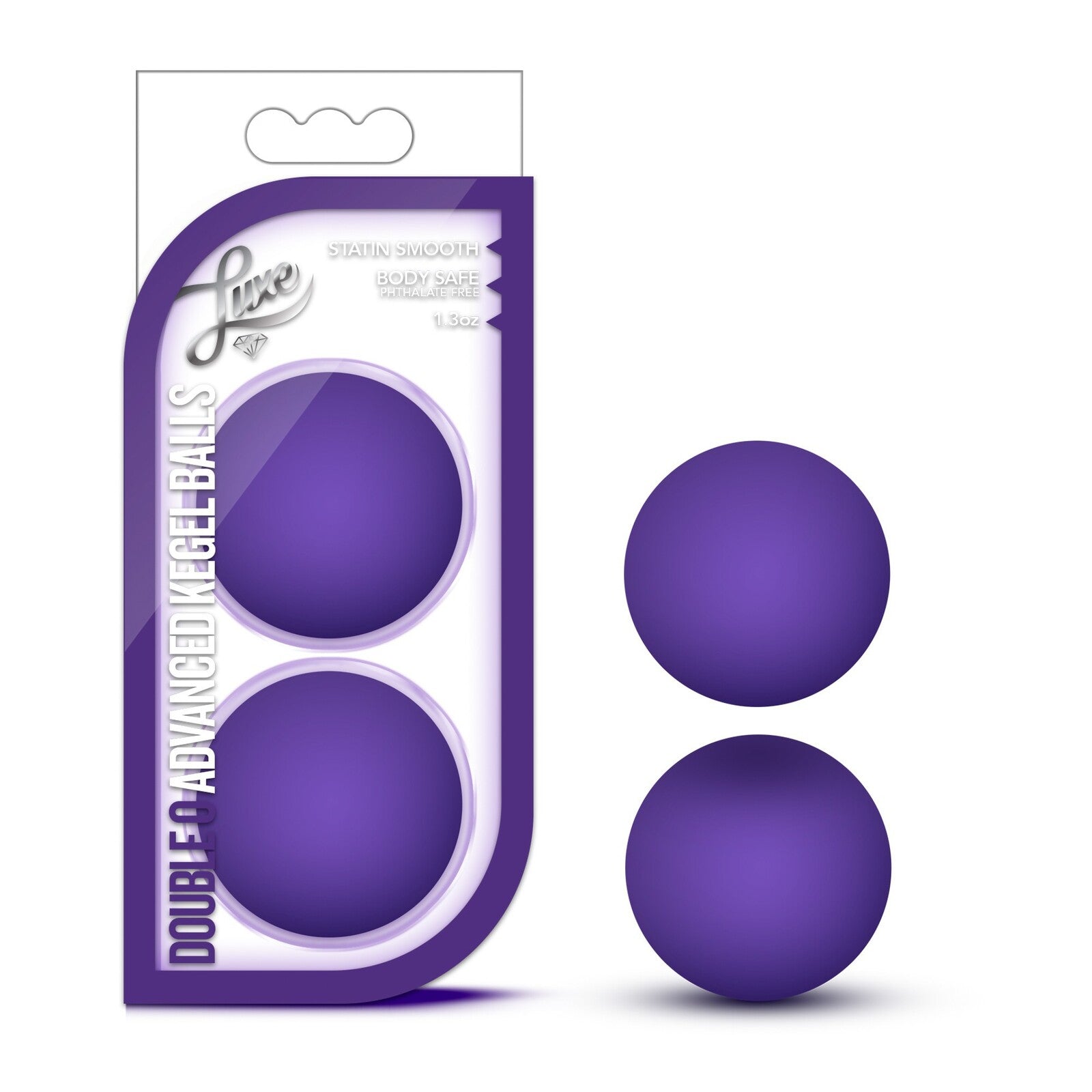 LUXE DOUBLE O ADVANCED KEGEL BALLS PURPLE