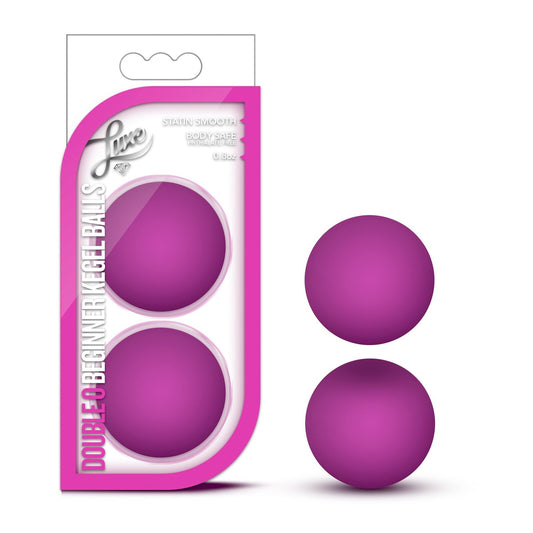 LUXE DOUBLE O BEGINNER KEGEL BALLS PINK