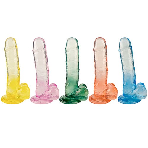 DILDO CON BASE DE SUCCION 15.5 CMS