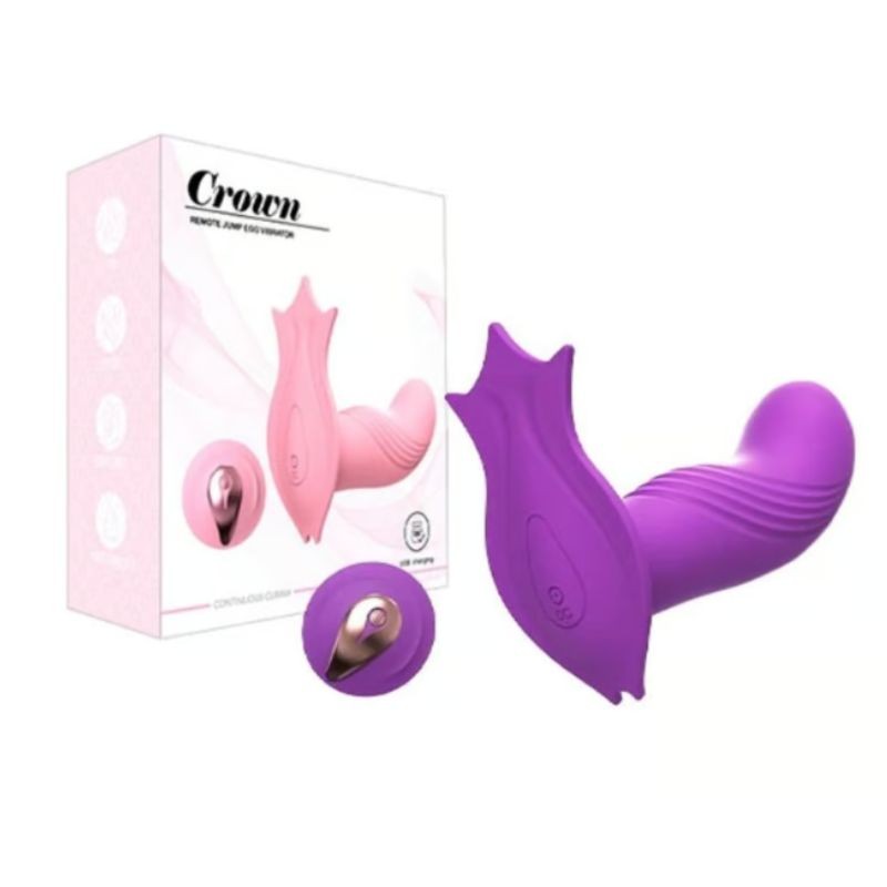 VIBRADOR CROWN CON CONTROL REMOTO