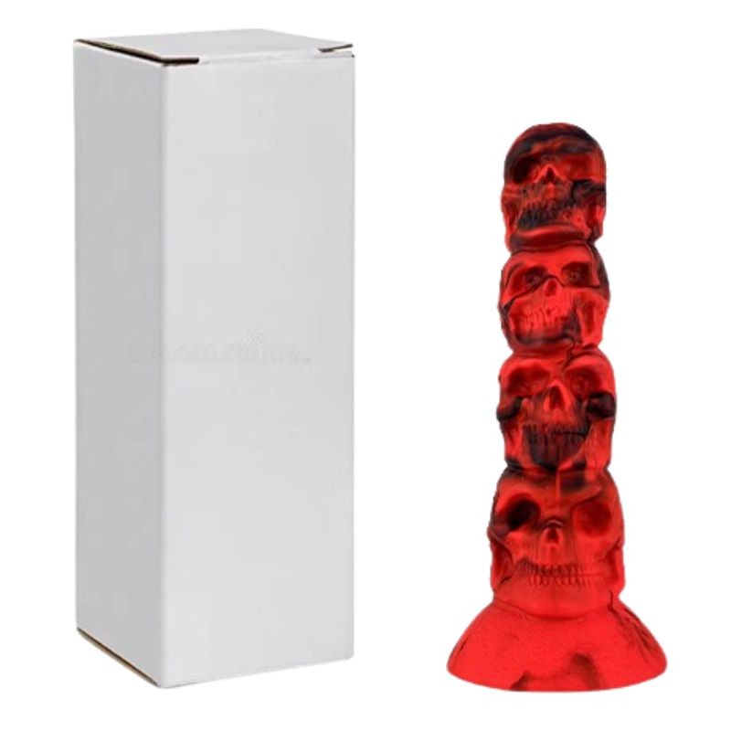 DILDO VIBRADOR EN FORMA DE CALAVERAS CHICO