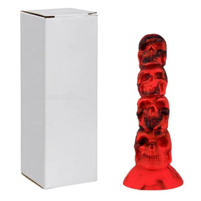DILDO VIBRADOR EN FORMA DE CALAVERAS CHICO