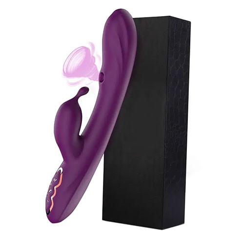 VIBRADOR RECARGABLE CON SUCCION ANUKET