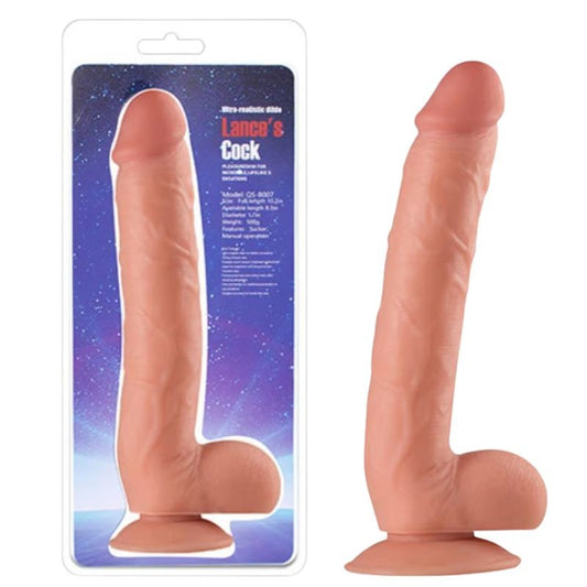 DILDO DE SILICÓN 26 X 4 CMS