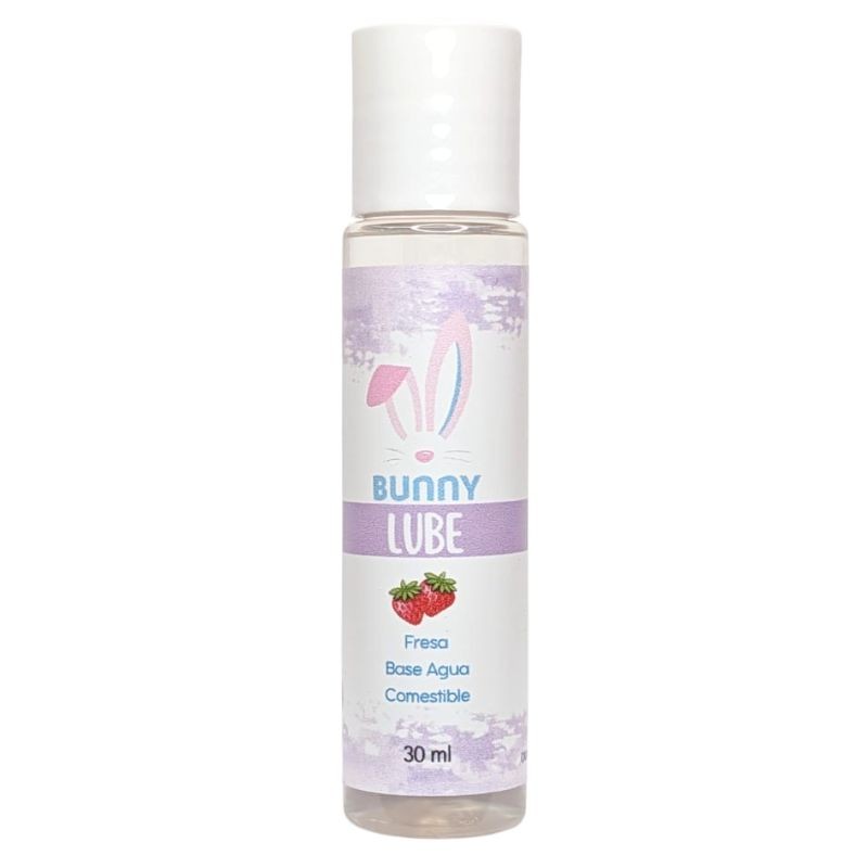 LUBRICANTE AGUA SABOR FRESA 30 ML BUNNY BRAND