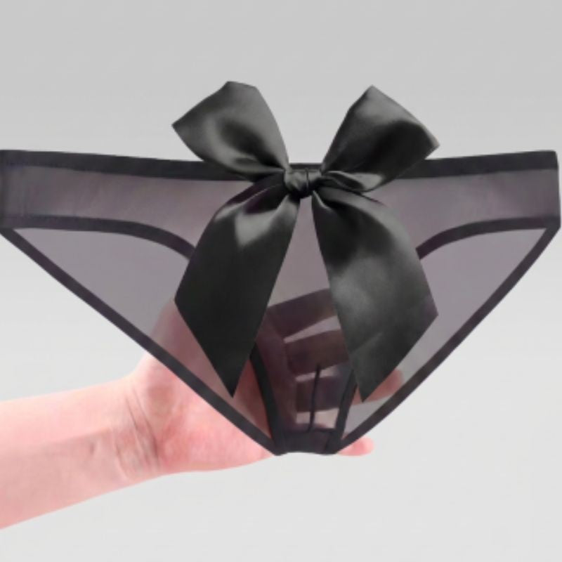 TANGA EN MESH PARA HOMBRE CON MOÑO