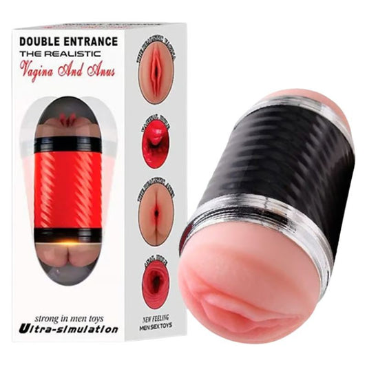 MASTURBADOR DOBLE VAGINA/ANO