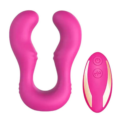 VIBRADOR LESBICO SERAFIN CON CONTROL