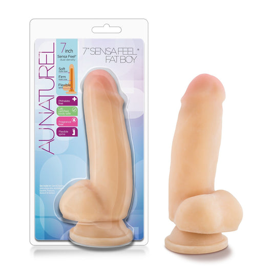 DILDO AU NATUREL 7 FAT BOY BEIGE