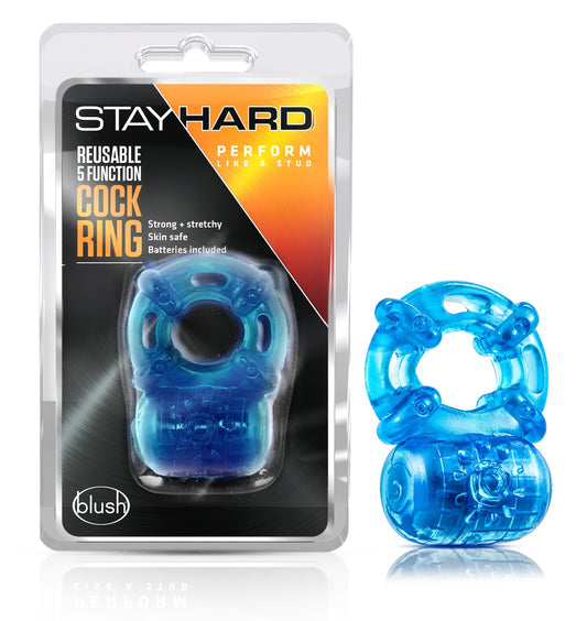 ANILLO STAY HARD 5 FUNCTION DE PILAS REUSABLE